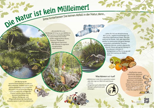 Die Natur ist kein Mülleimer!