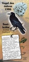 Saatkrähe - Vogel des Jahres 1986