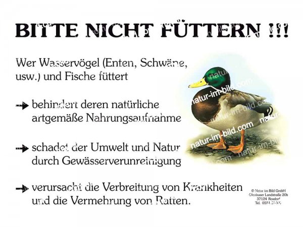 Bitte nicht füttern!