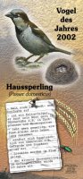 Haussperling - Vogel des Jahres 2002