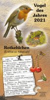 Rotkehlchen - Vogel des Jahres 2021