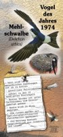 Mehlschwalbe - Vogel des Jahres 1974