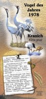 Kranich - Vogel des Jahres 1978