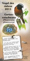Gartenrotschwanz - Vogel des Jahres 2011