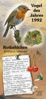 Rotkehlchen - Vogel des Jahres 1992
