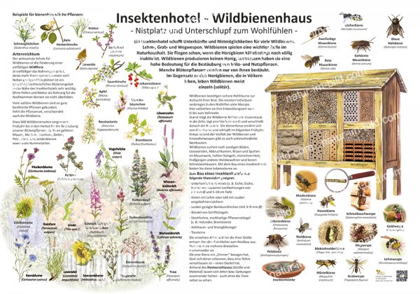 Insektenhotel - Wildbienenhaus
