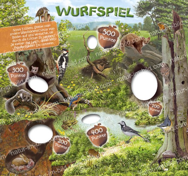 Wurfspiel Wald